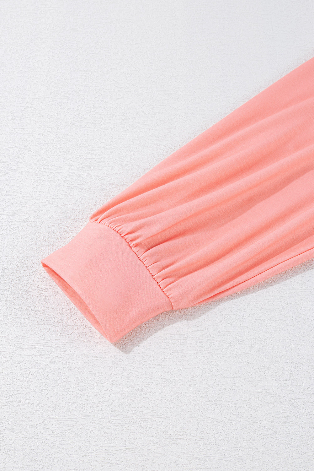 Light Blue Colorblock Drop Sleeve Round Neck Top