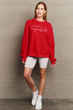 Simply Love Full Size Graphic Round Neck Sweatshirt