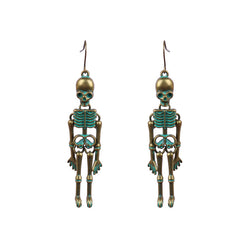 Skeleton Alloy Earrings